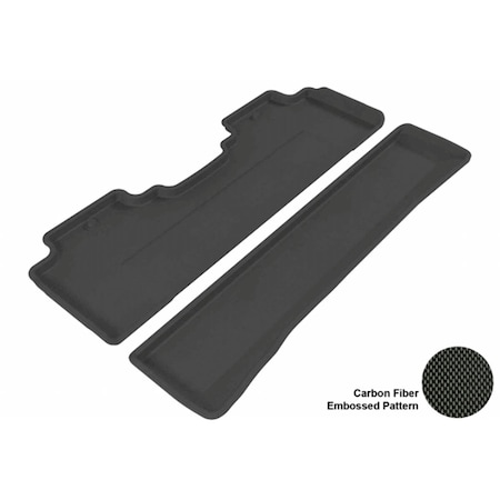 3D Maxpider HONDA RIDGELINE 2006-2014 KAGU BLACK R2 Floor Mat L1HD03921509
